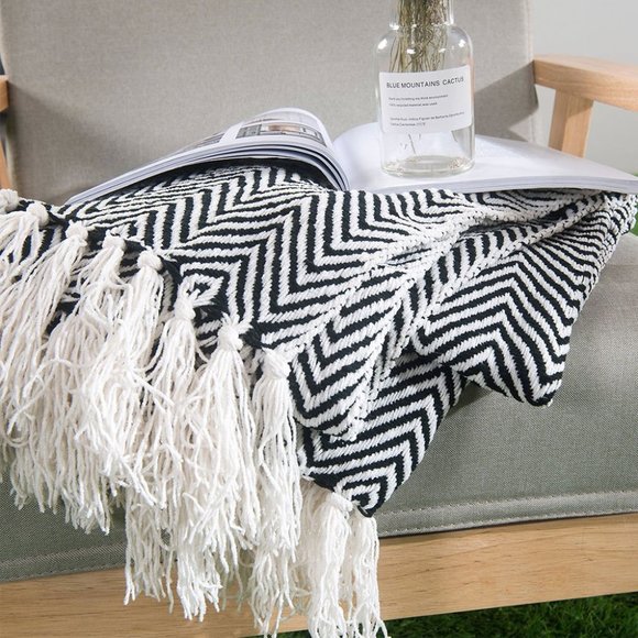 Other - New Chevron Weave Throw